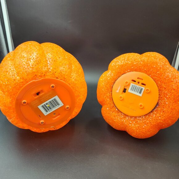 Halloween Popcorn Jelly Plastic LED Jack O Lanterns - Picture 7 of 8